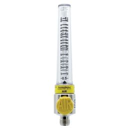 Precision Medical Air Flowmeter - Chrome - 0-15 LPM - DISS Female Hand Tight - R discounted to $19.00 | Henry Schein Outlet Center